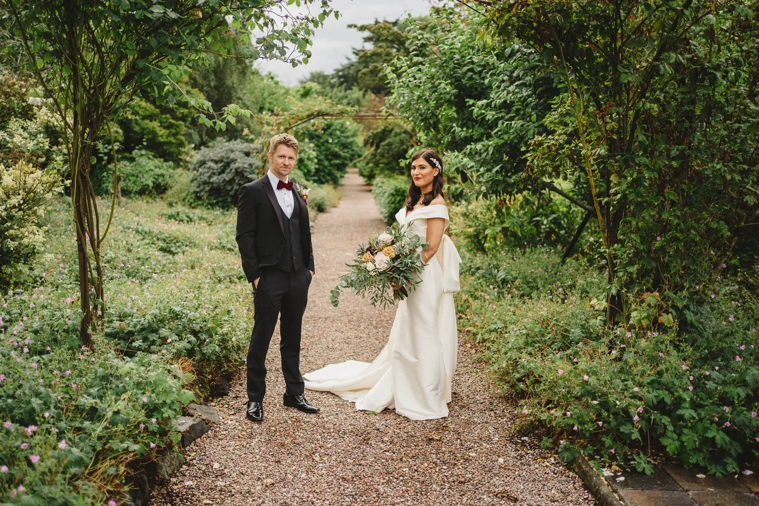 Larchfield wedding portraits