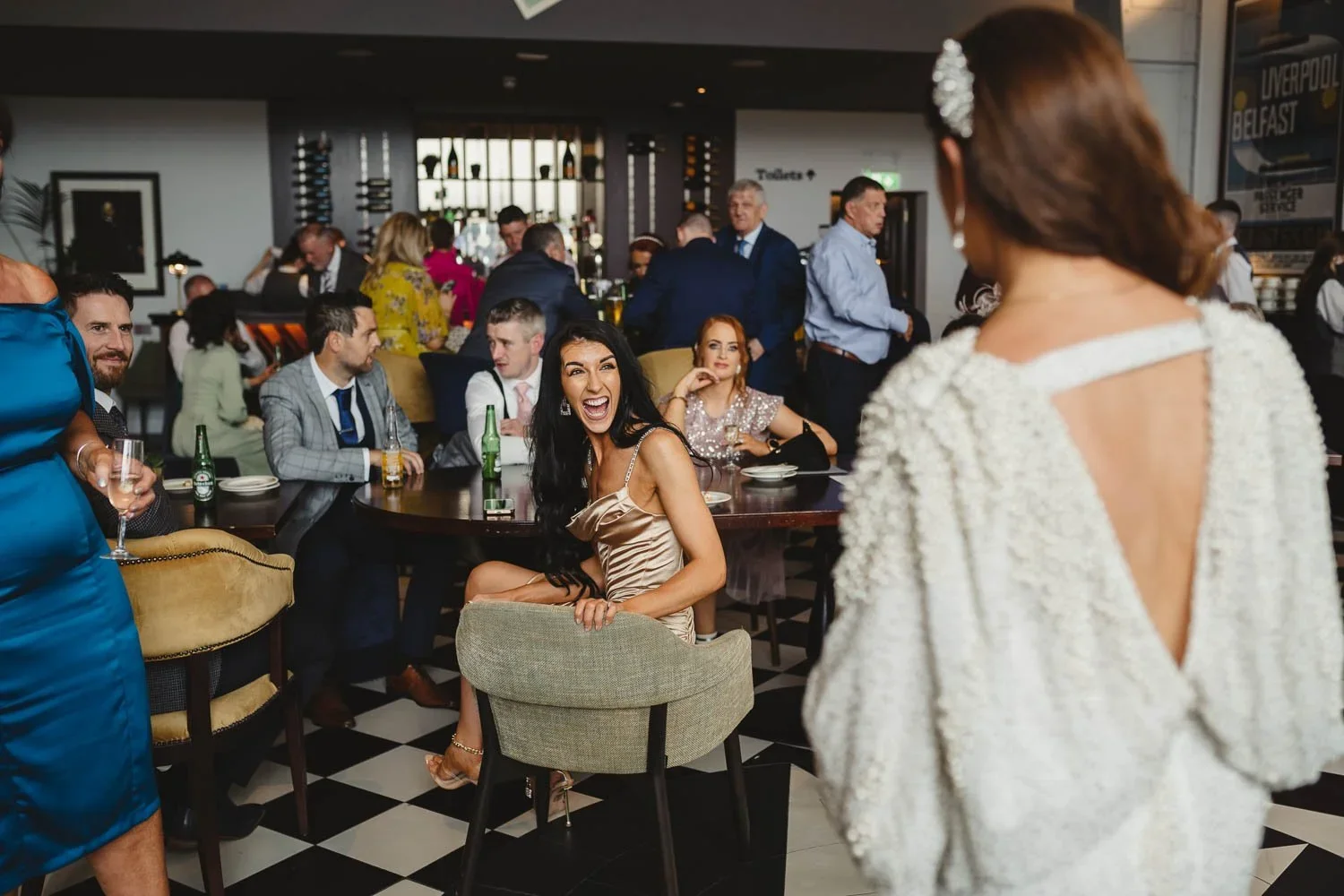 Wedding reception in Titanic Hotel.