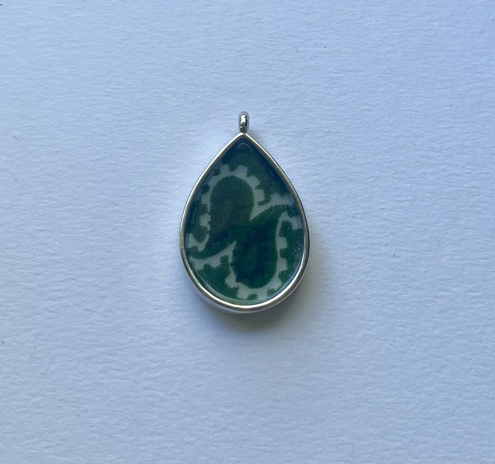 Green Bandana Earrings