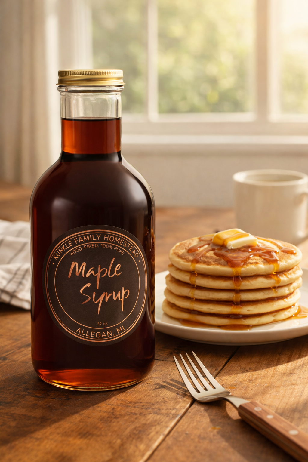 32 oz Wood-Fired Maple Syrup