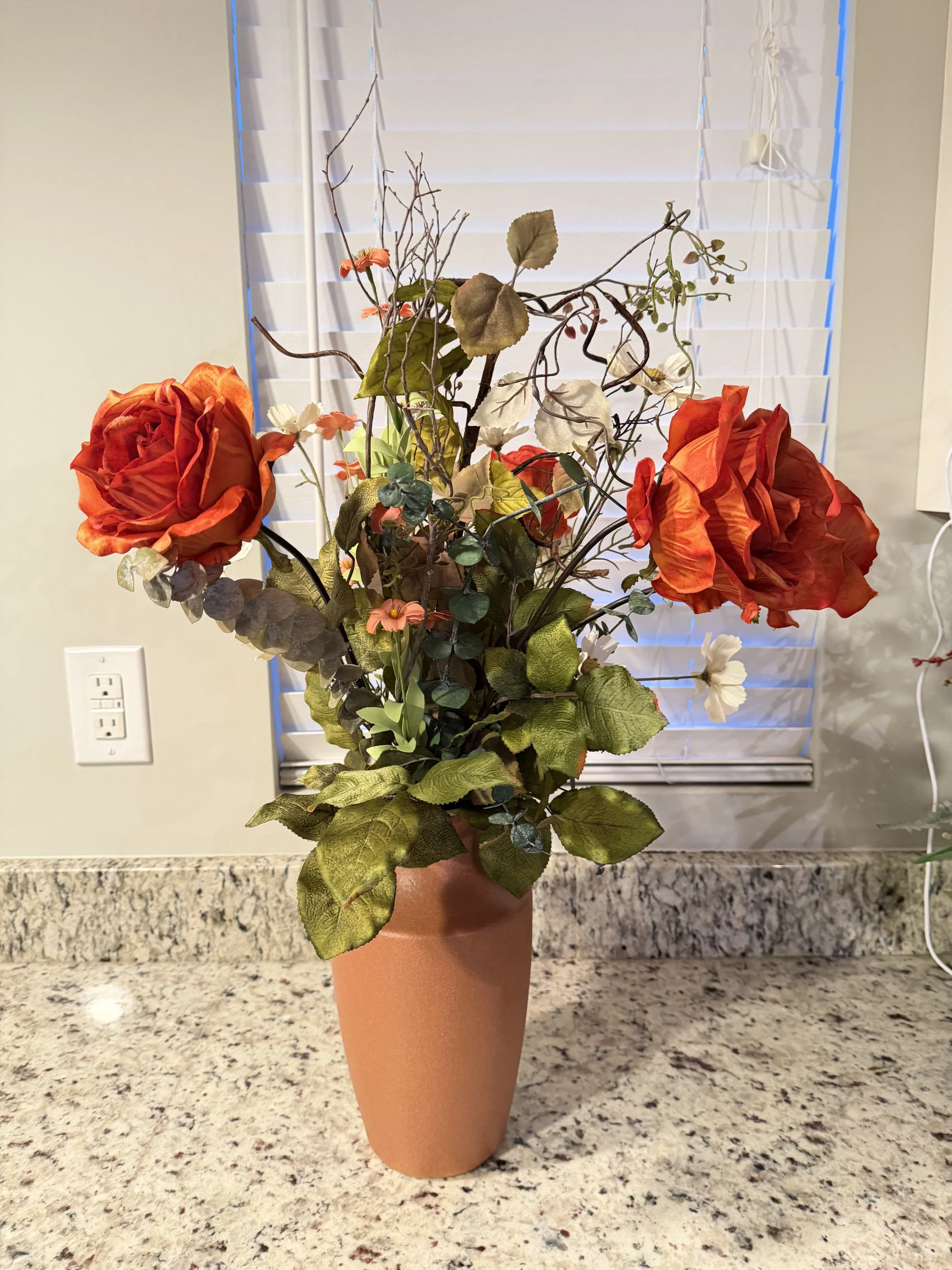 Rustic Harvest Rose Arrangement