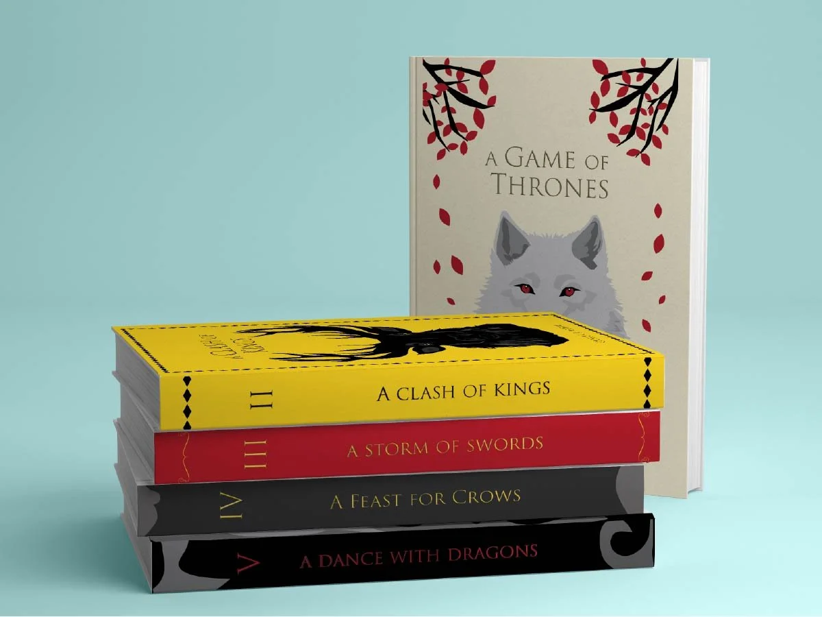 A Song of Ice & Fire Book Covers