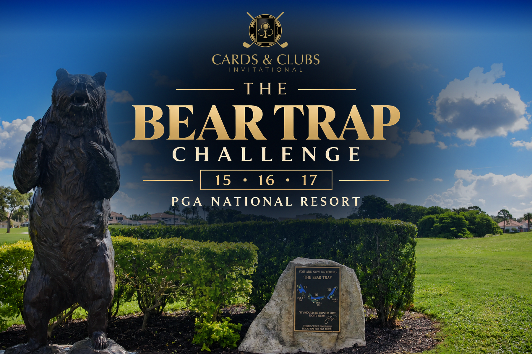 Cards &amp; Clubs Invitational Introduces Bear Trap Challenge at PGA National Resort