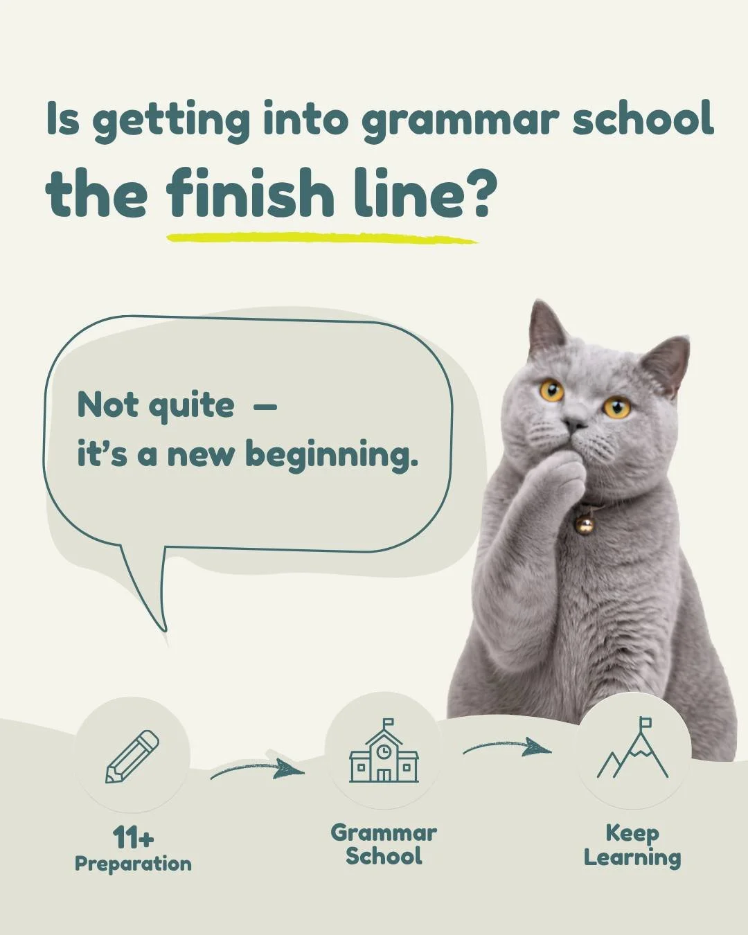 📚 Parent Tips #02�

Is getting into grammar school the finish line?

Getting into grammar school is a major achievement&mdash;but it is also the beginning of a new learning chapter.

Grammar schools often move at a faster pace and come with higher a