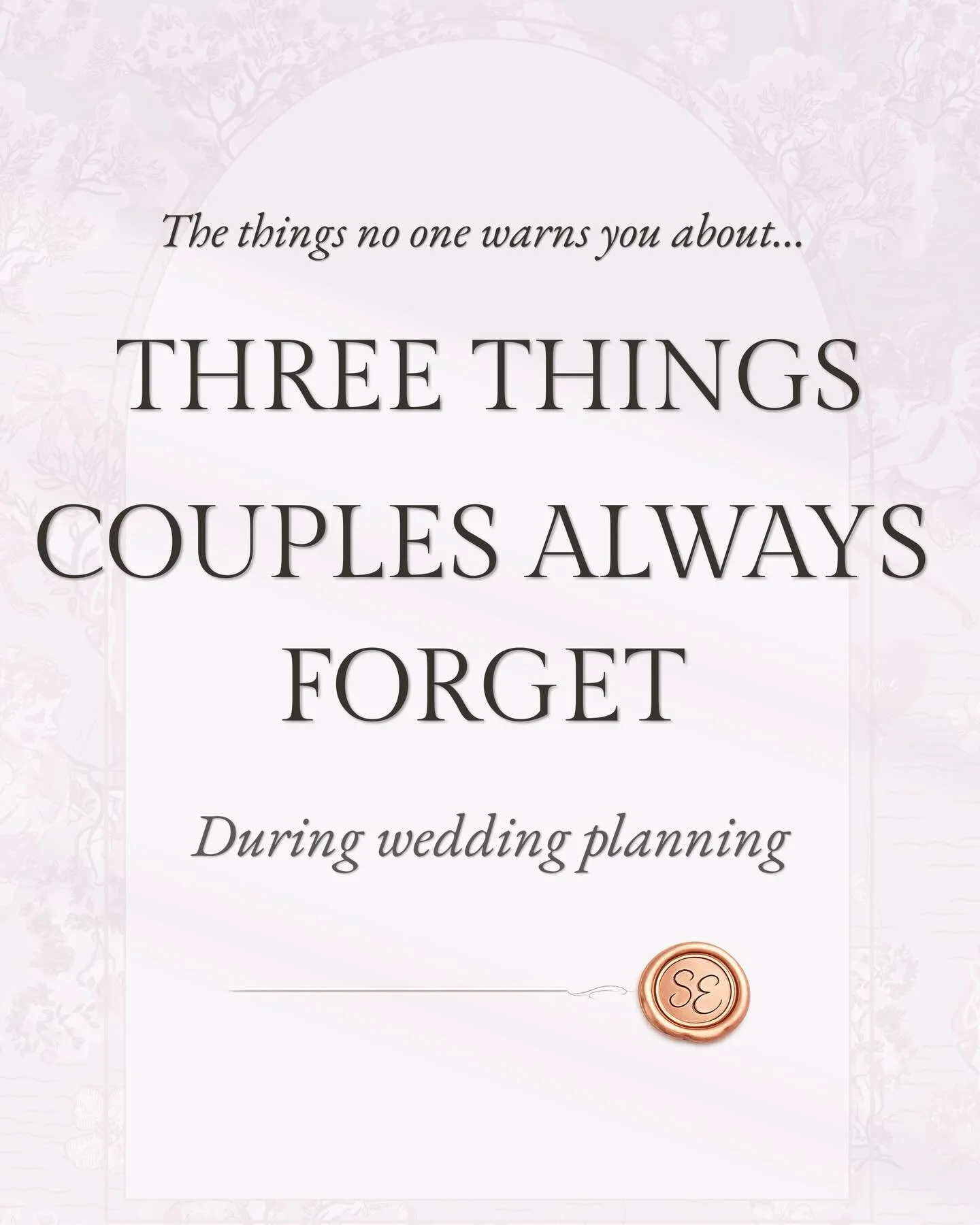 There are so many beautiful moments in wedding planning&hellip;
but it&rsquo;s often the small, unseen details that cause the most stress 🤍

The things no one really talks about until they&rsquo;re happening on the day.

From timings running behind,