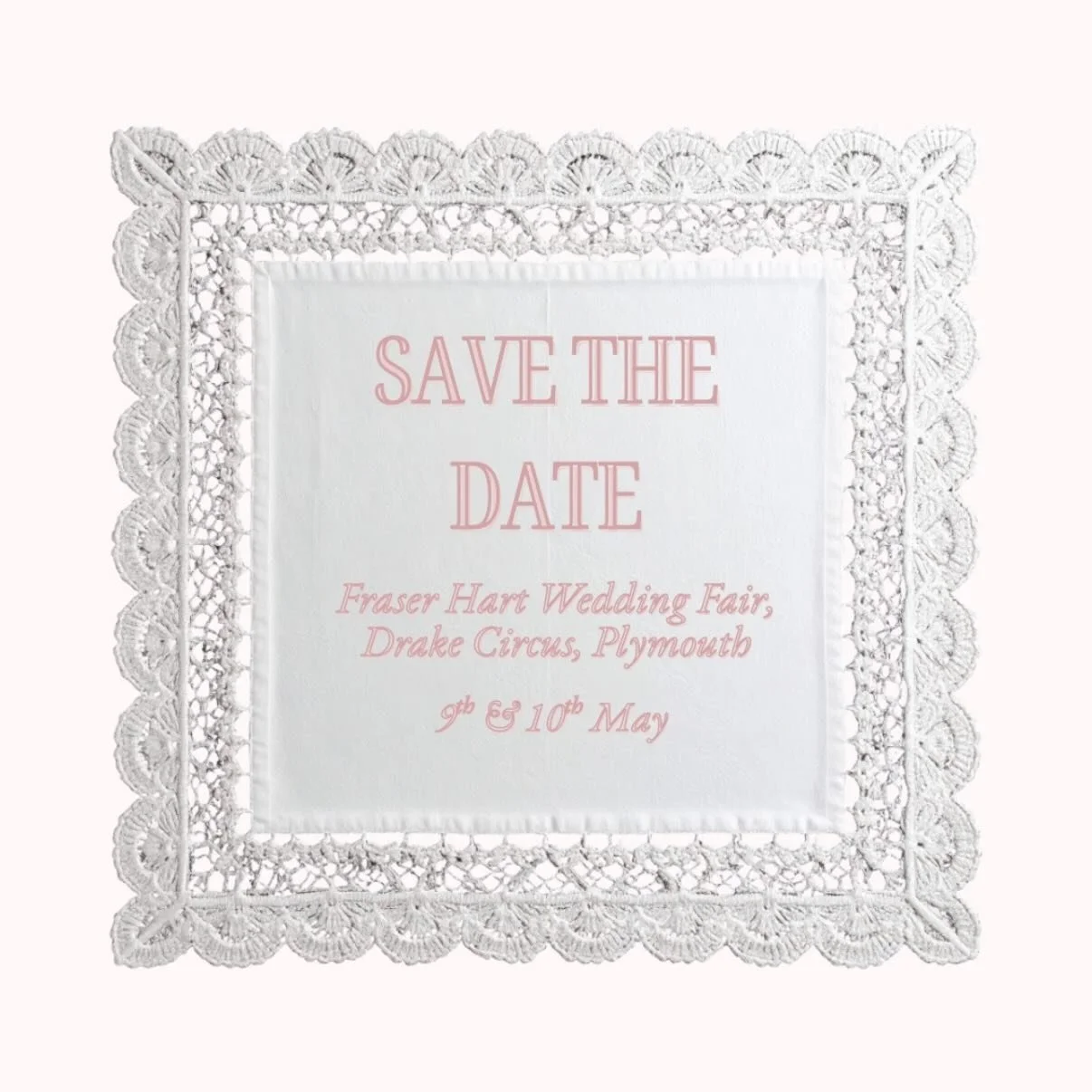 See you there! I&rsquo;ll be at the wedding fair between 11am-3pm on both days, to talk all things weddings 🤍

📍 Fraser Hart, Drake Circus, Plymouth