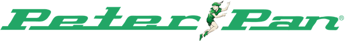 Logo of Petersen Part in green text with a vintage comic style character holding a wrench
