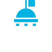 Silhouette of a traditional building with a domed roof and arched windows.