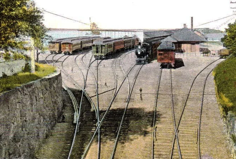 Woods Hole Railroad Yard (1872)