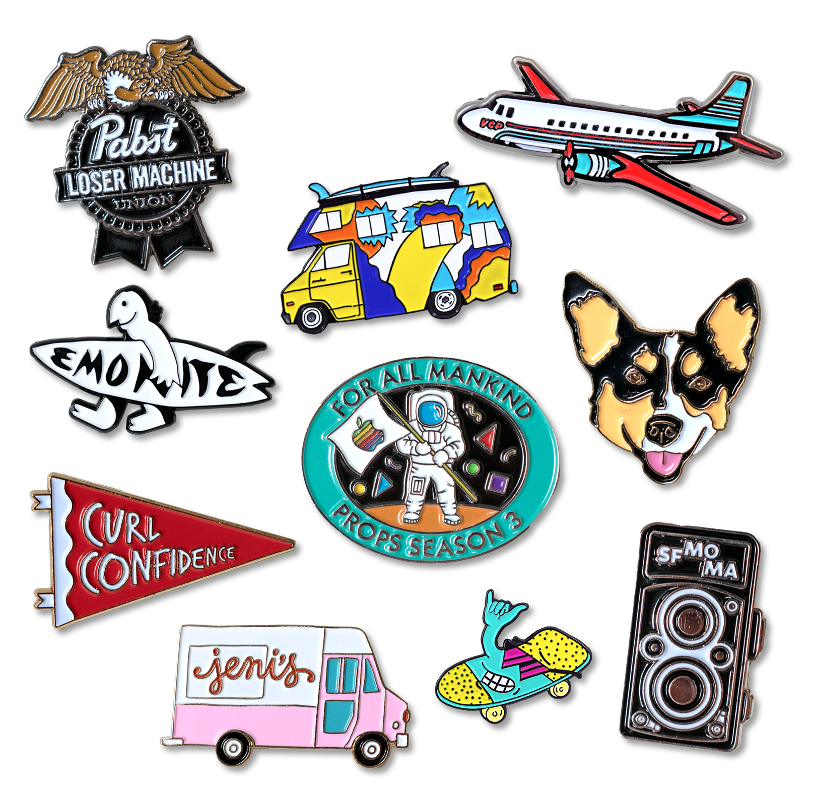 custom soft enamel pins twin palm.png