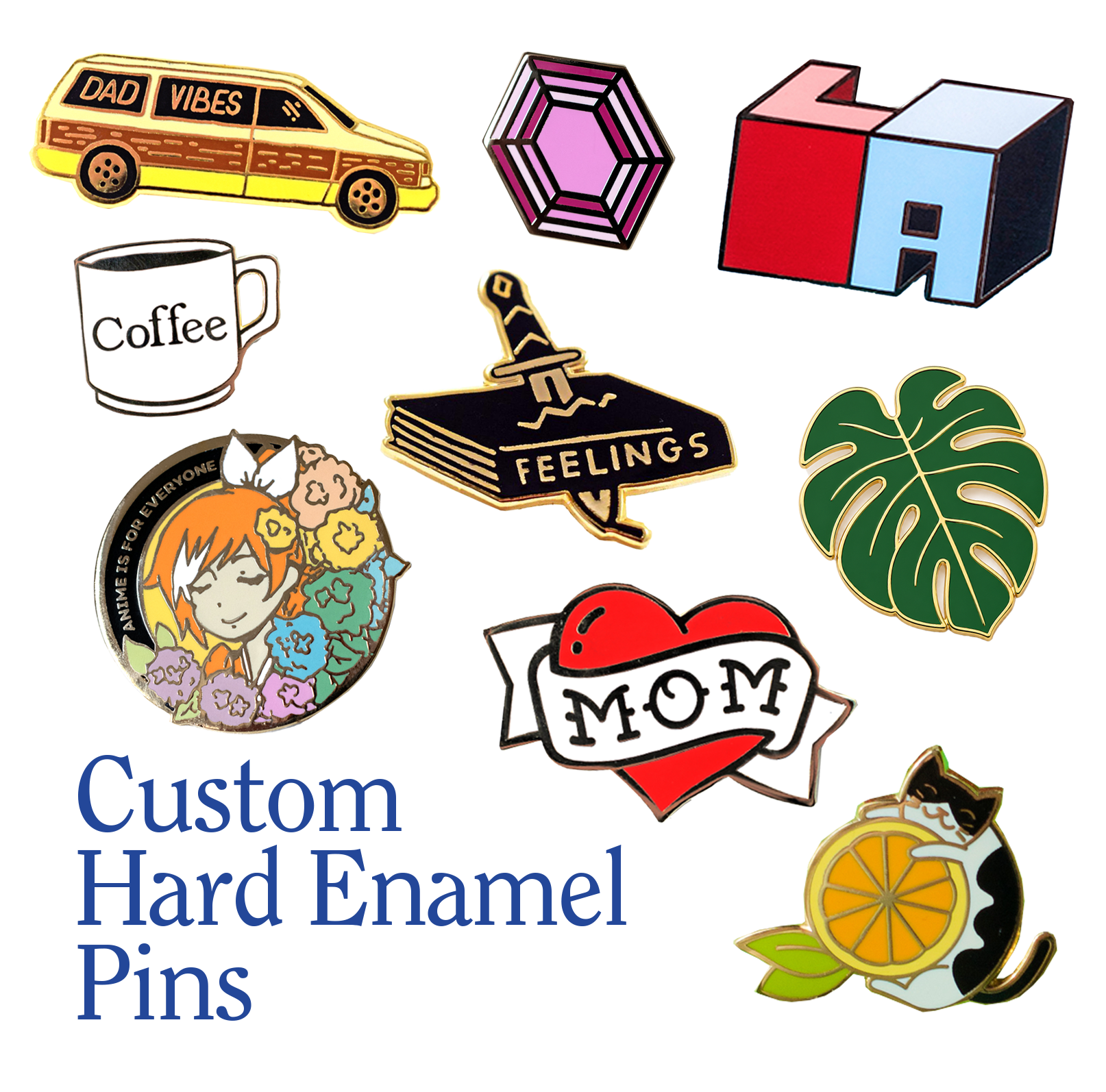 Custom Hard Enamel Pins
