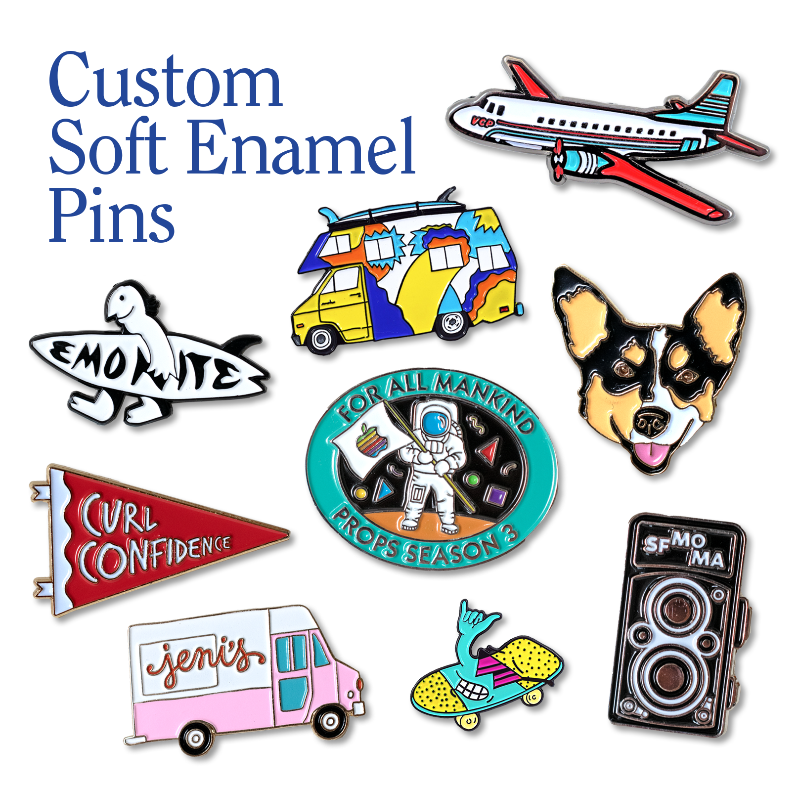 Custom Soft Enamel Pins