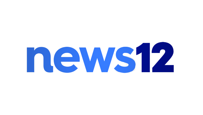 The News 12 logo on the Press page indicating that the cafe has been featured in this publication.