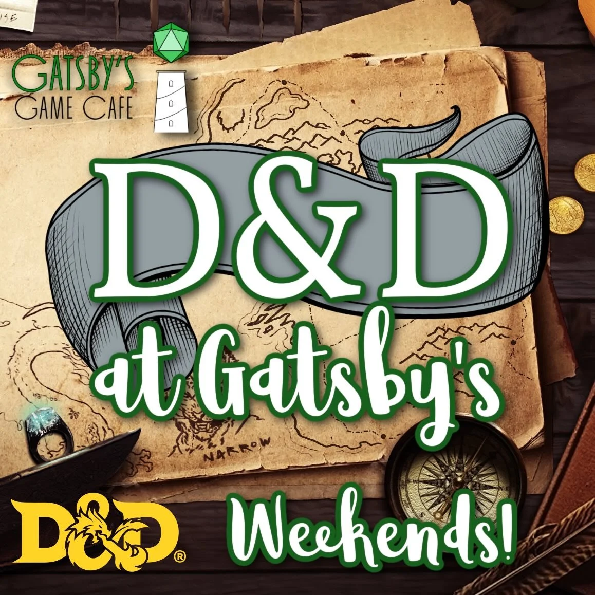 D&amp;D One-Shot Sessions Saturday and Sunday at 4 pm! Head to our linktree in profile for info and registration!
All levels of players welcome!

#dungeonsanddragons #longisland #flgs #boardgames #boardgamecafe