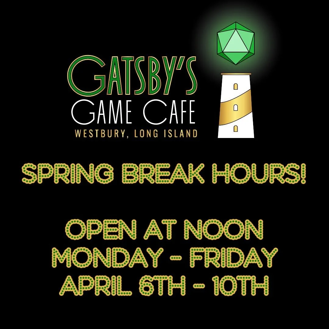 Special spring break hours! Open all week at noon! 

#springbreak #flgs #longisland #boardgames #kidsactivites