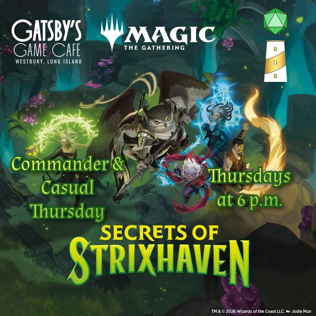 Flesh and Blood and Magic Commander and Casual is tonight at 7 pm!

#fleshandblood #mtgcommander #magicthegathering #flgs #longisland