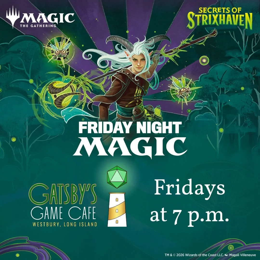 Friday Night Magic is tonight at 7 pm! Three packs to draft plus prizing! Join our growing Magic: The Gathering community at Long island&rsquo;s largest board game cafe!

#longisland #flgs #magictgegathering #boardgames #fridaynightmagic