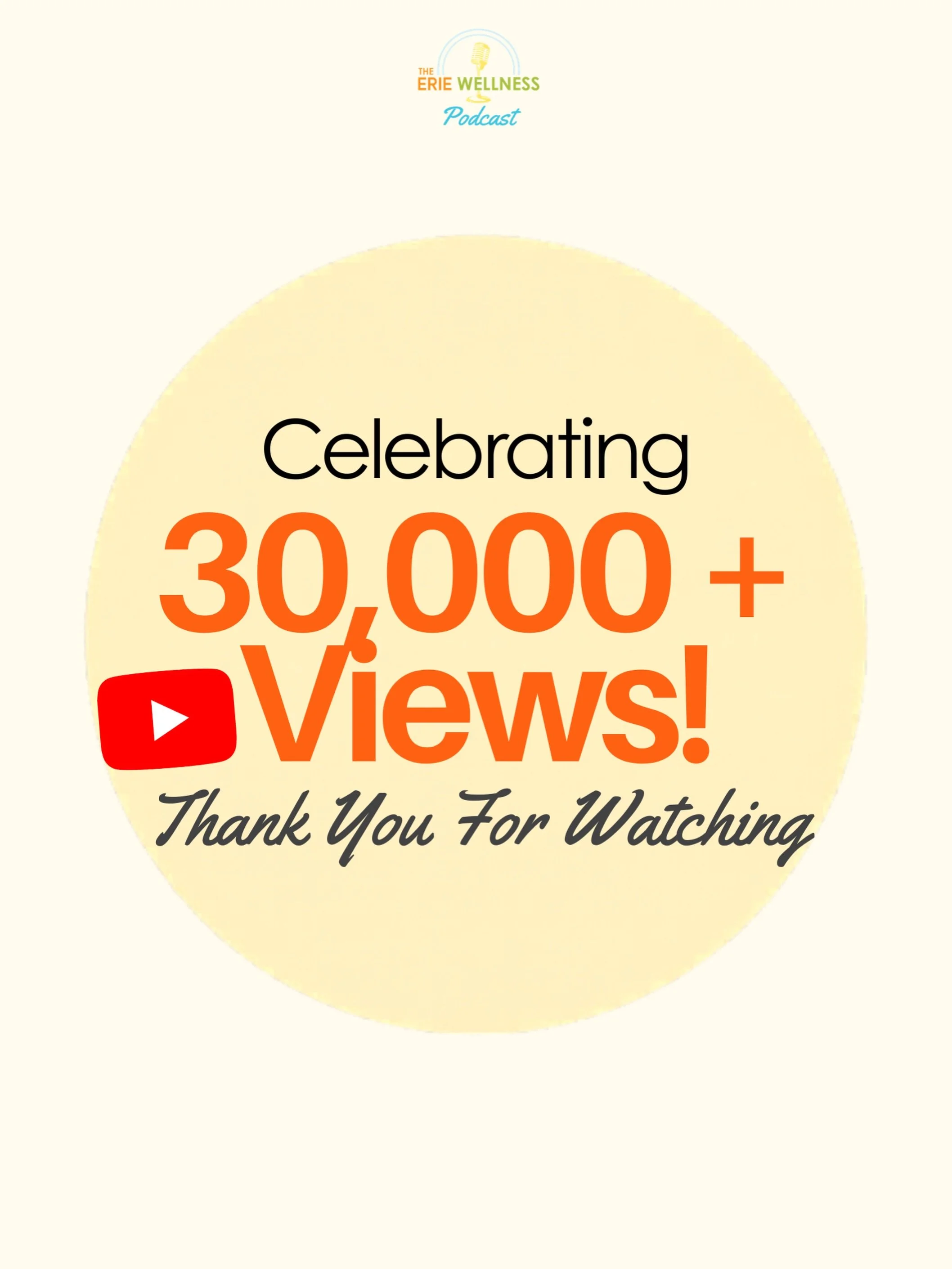A local podcast with 30,000+ views and counting. 🙌🏼

Thank you for watching, listening, sharing, and cheering on the Erie Wellness Podcast. Your support means more than you know.

#ErieWellnessPodcast #WellnessPodcast #ErieColorado