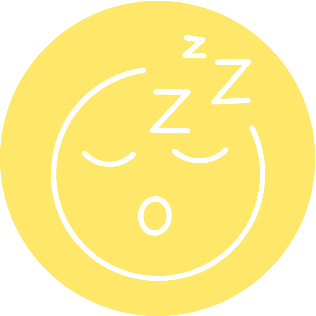 Sleep icon showing stress, sleep, & family wellness