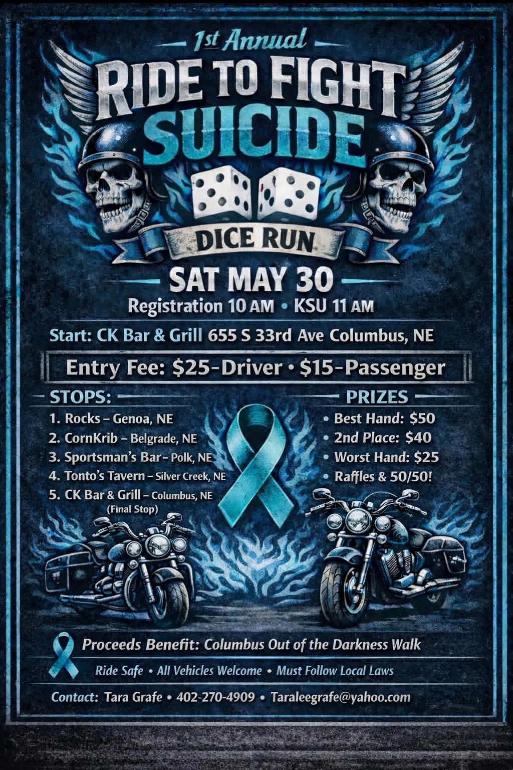 1st Annual Ride to Fight Suicide