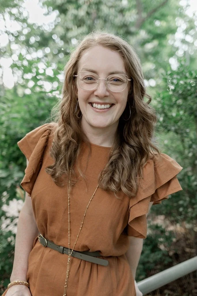 Hayley Wood, LPC, smiling outdoors