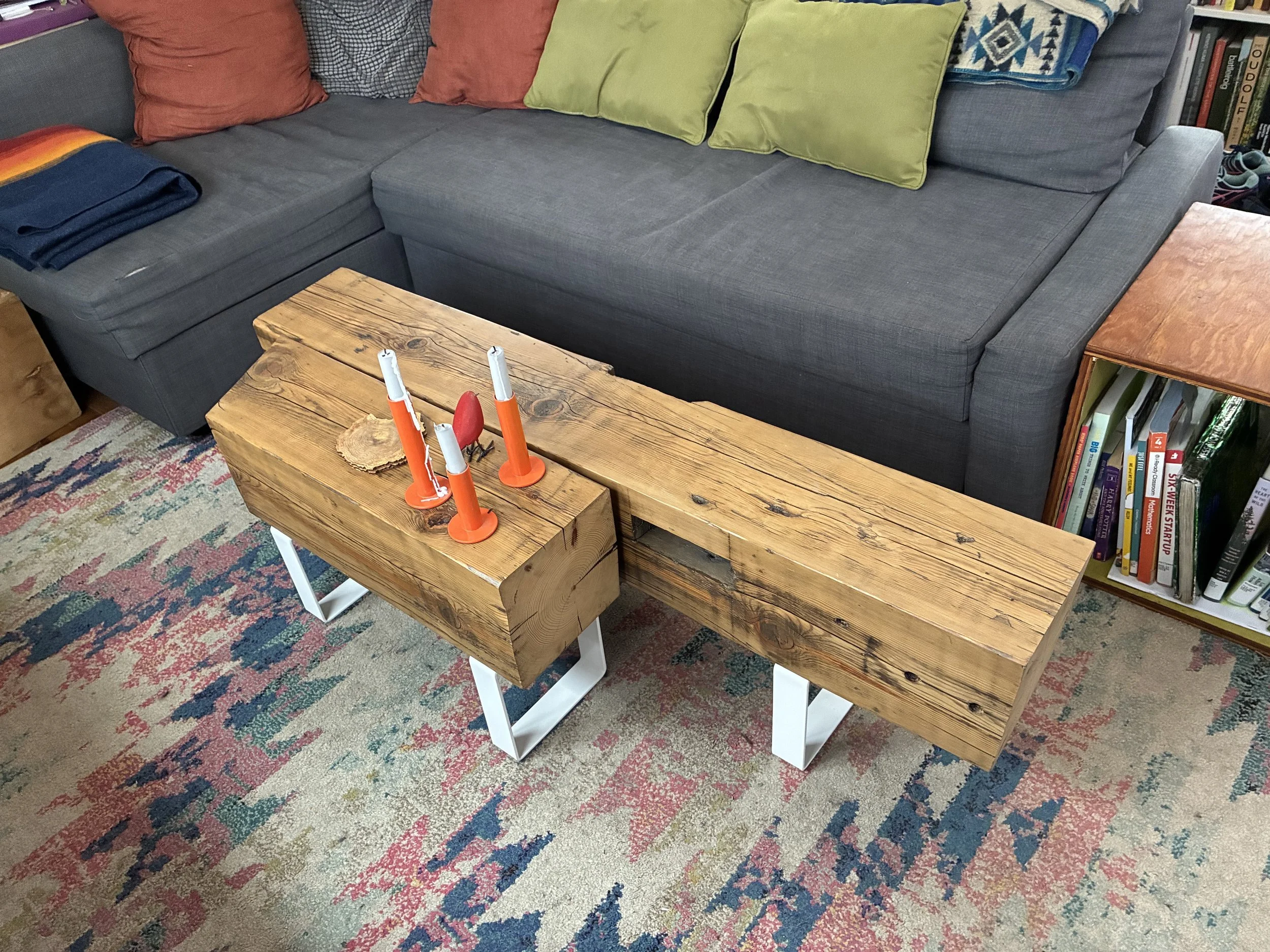 Rustic Reclaimed Timber Coffee Table