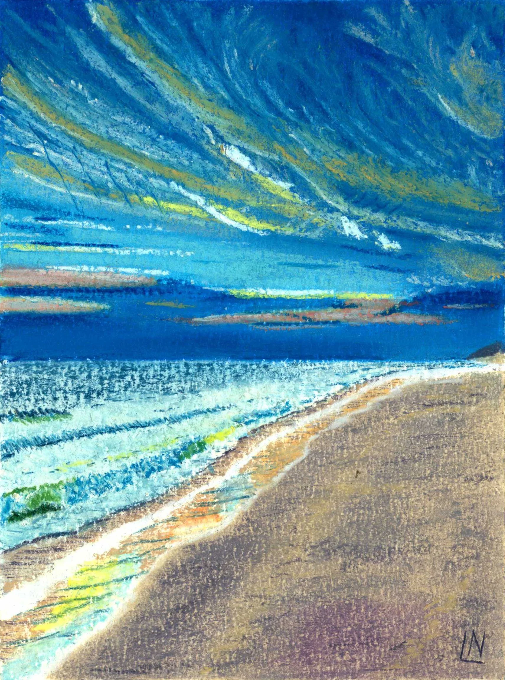 Wispy Beach Sky