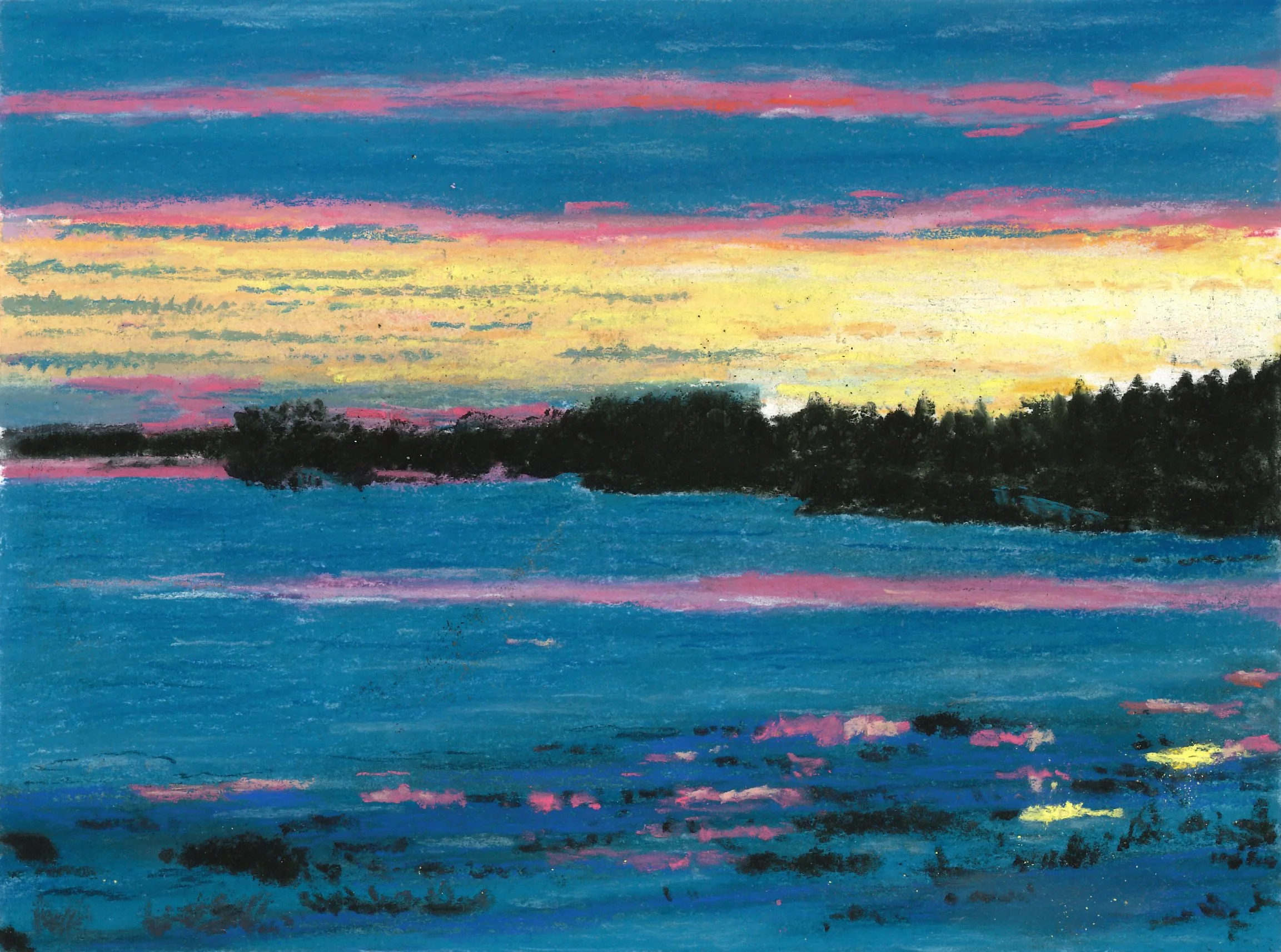 Sunset on the Taiga