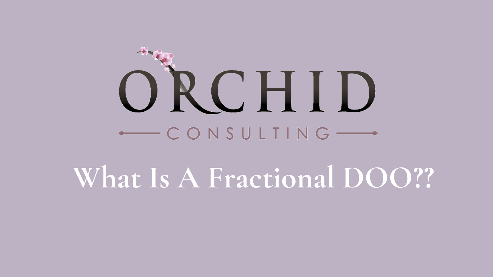 What Is a Fractional DOO?