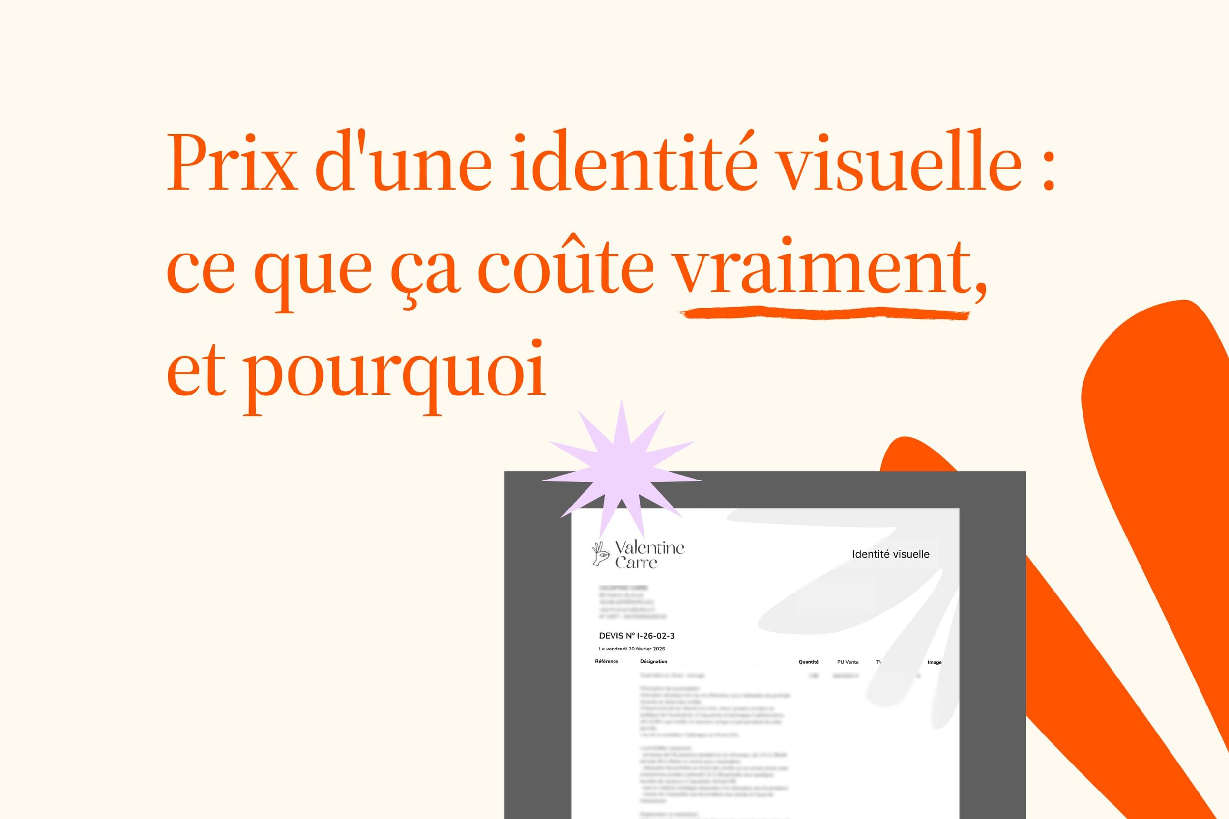 Prix d'une identité visuelle : ce que ça coûte vraiment, et pourquoi