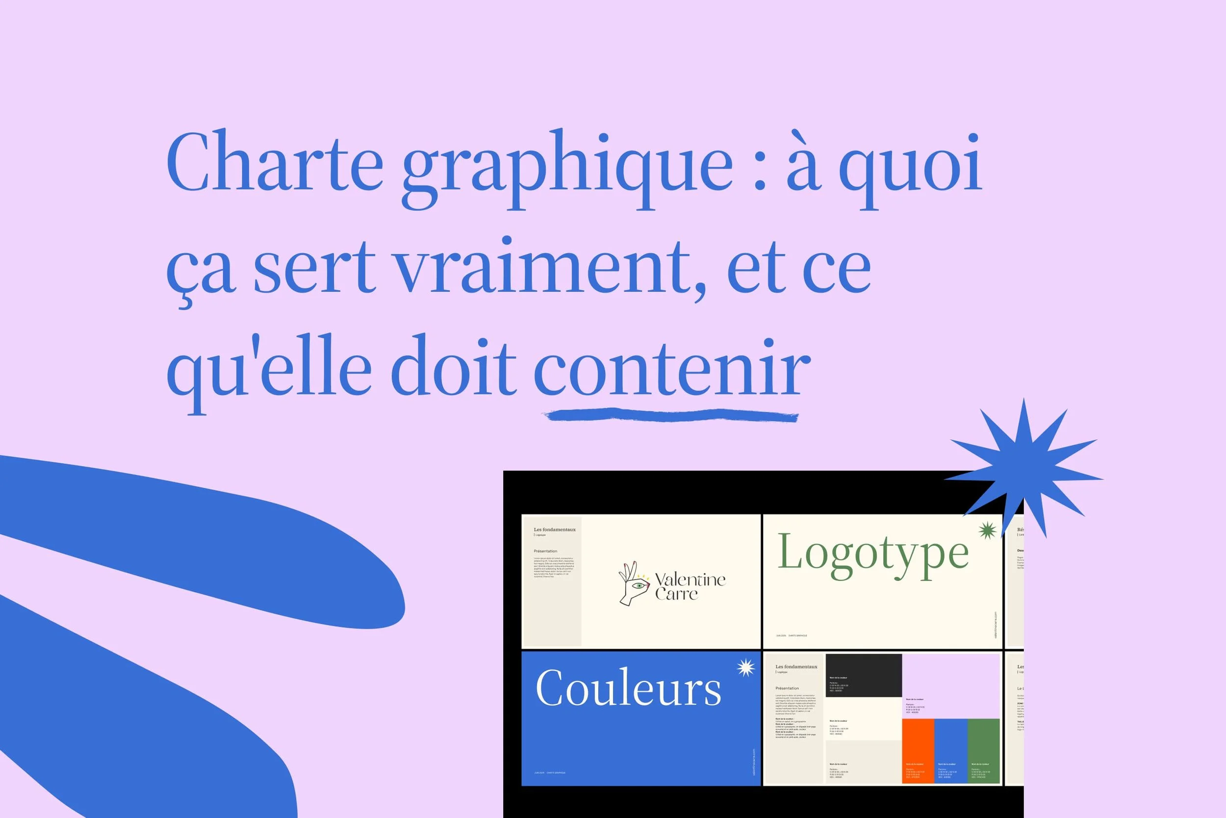 Charte graphique : à quoi ça sert vraiment, et ce qu'elle doit contenir