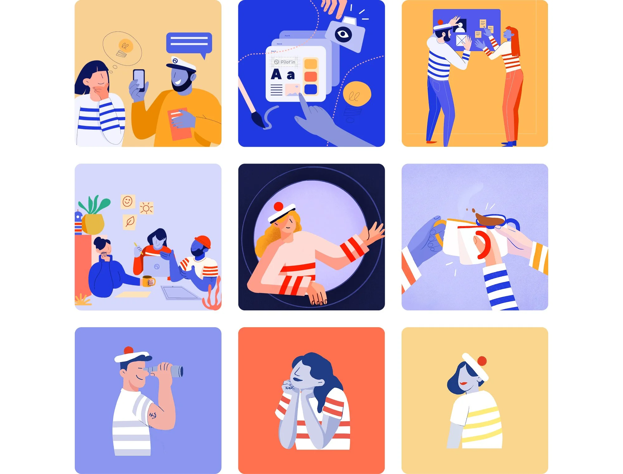 illustrations sur-sure-mesure Pilot'in agence