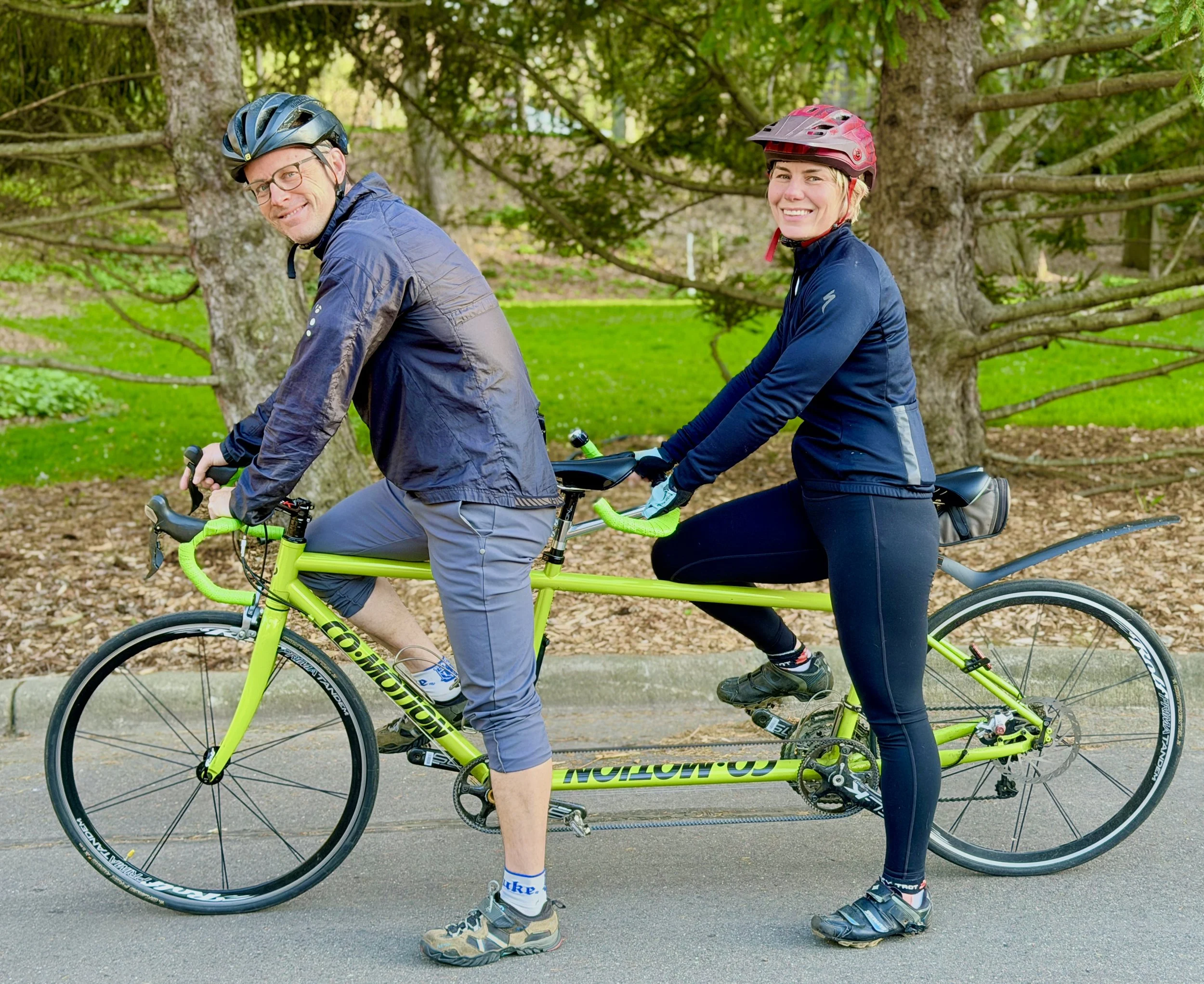 Let's discuss your real estate- on a tandem!