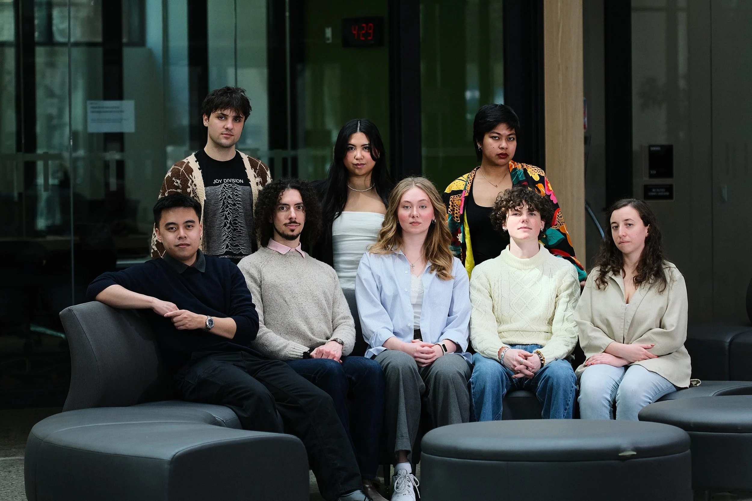 Group photo of student journalists