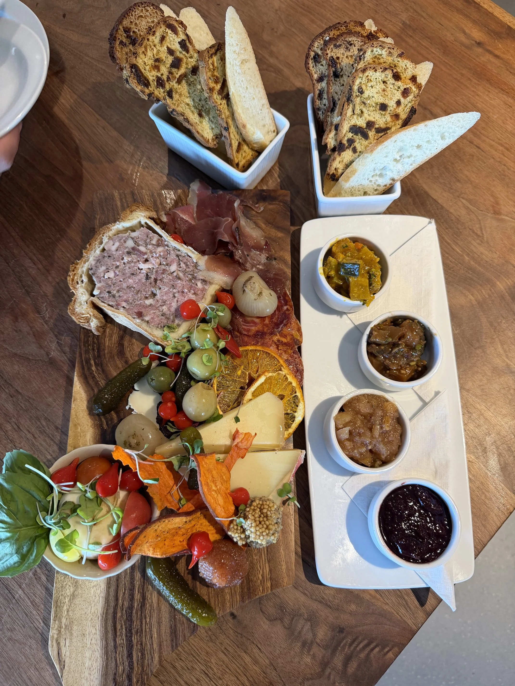Vin et Mer's signature charcuterie board
