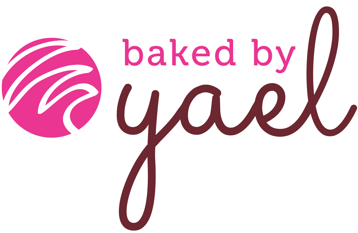 Baked by Yael logo, featured for providing desserts at WE RESCUE 26!