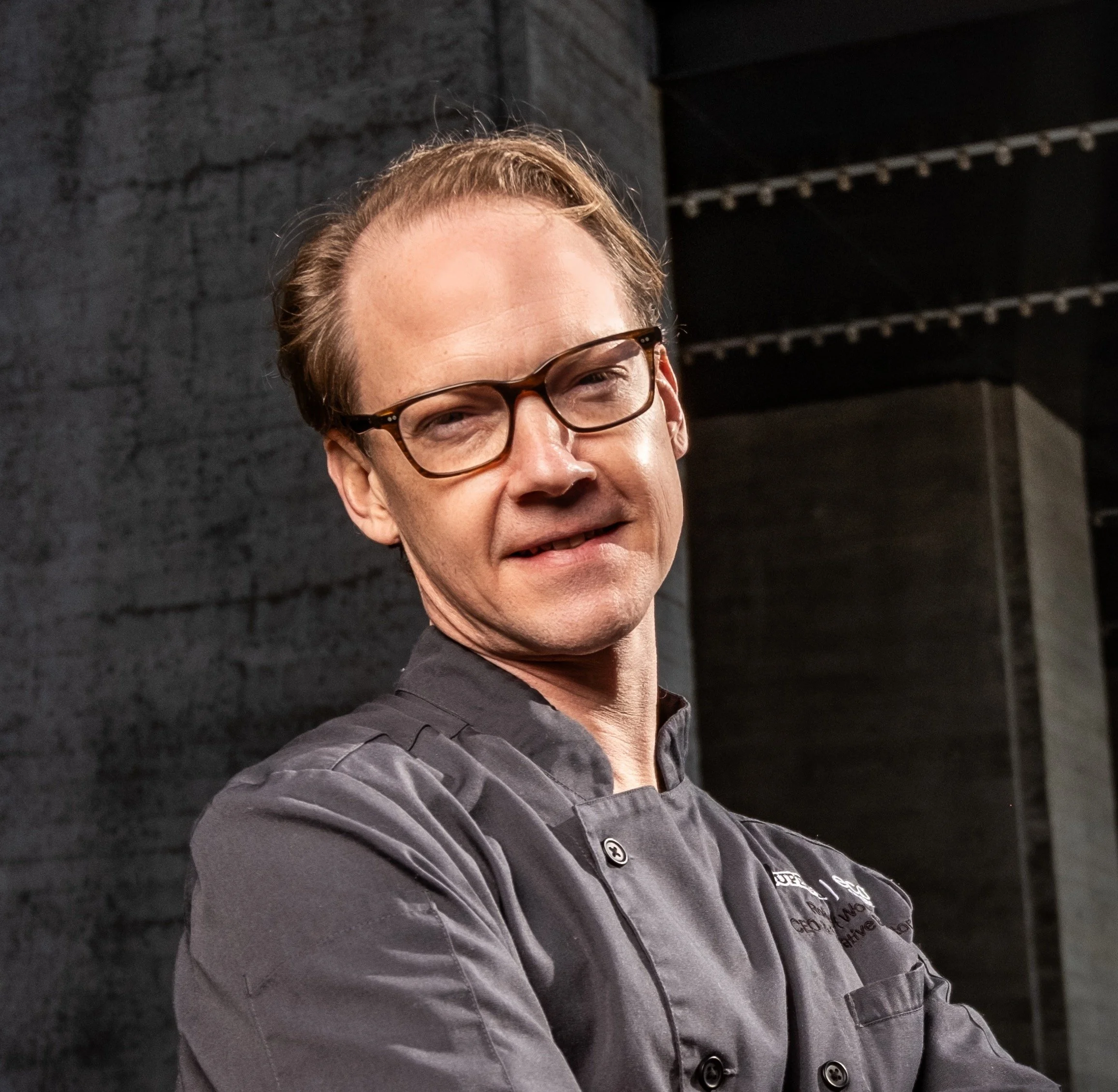 Headshot of Chef Robbie Wood from Eco Caters and SuperFd Performance Nutrition