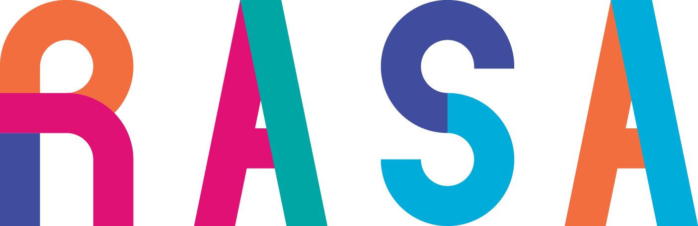 RASA logo, featured for providing desserts at WE RESCUE 26!