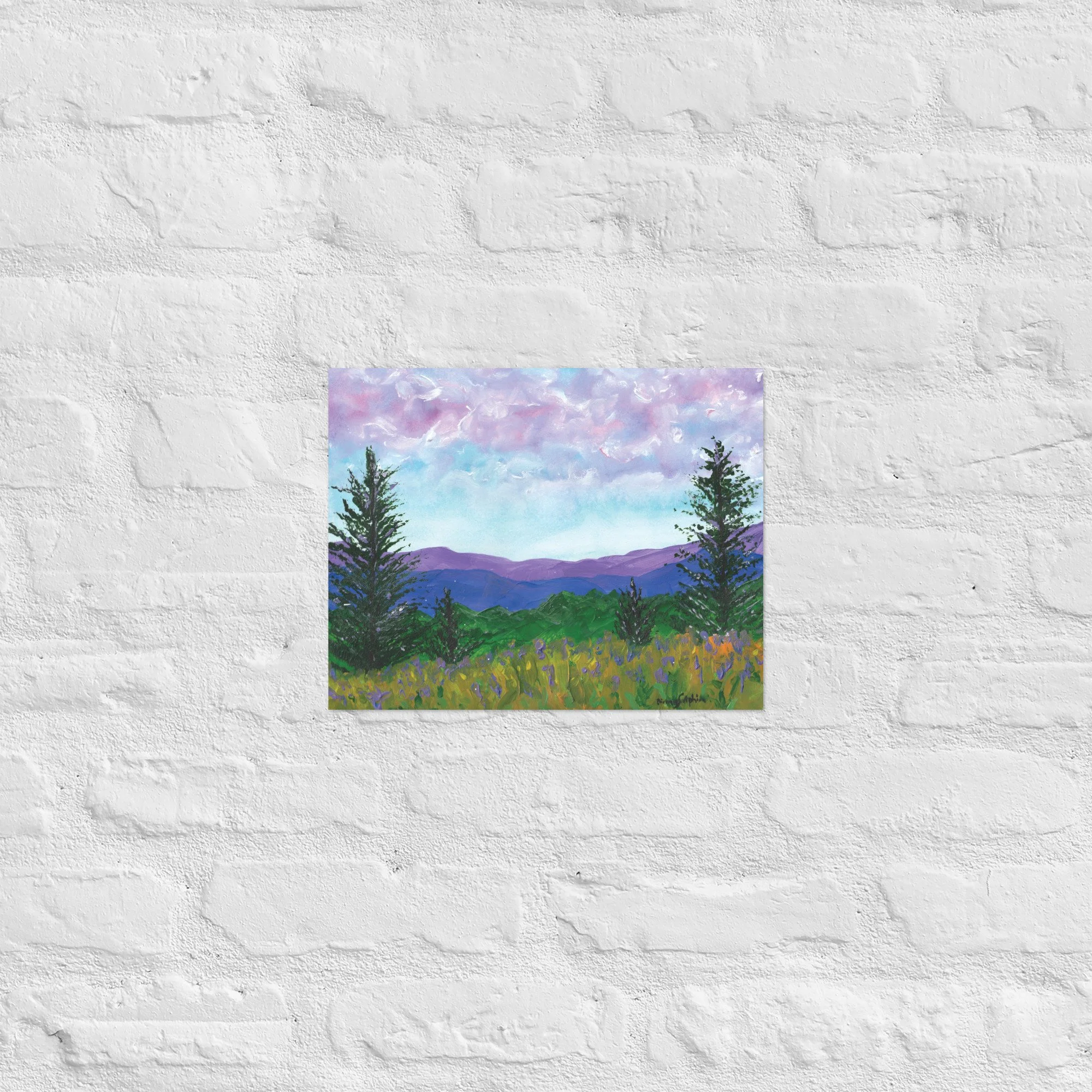 Waves of Purple Mountains