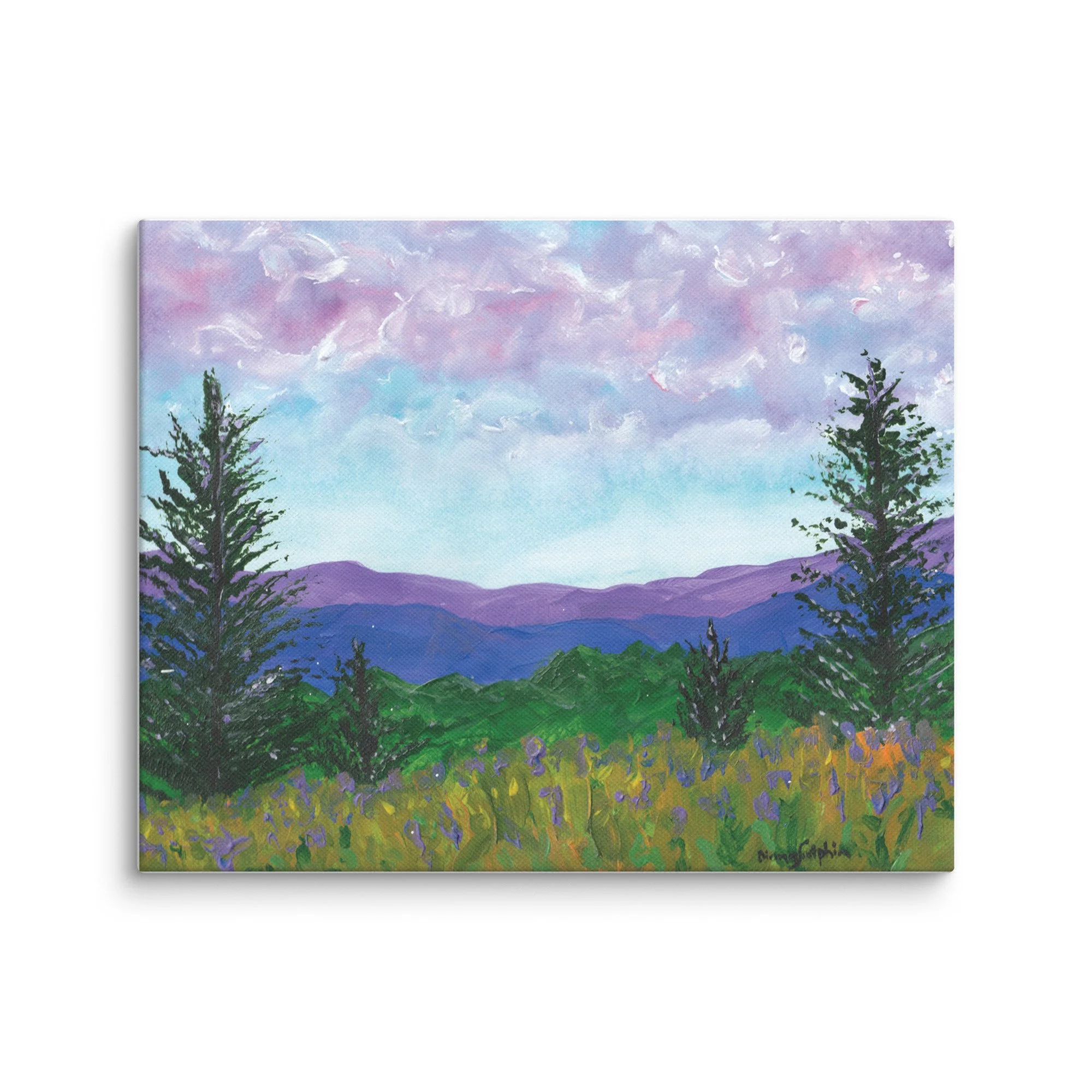 Waves of Purple Mountains