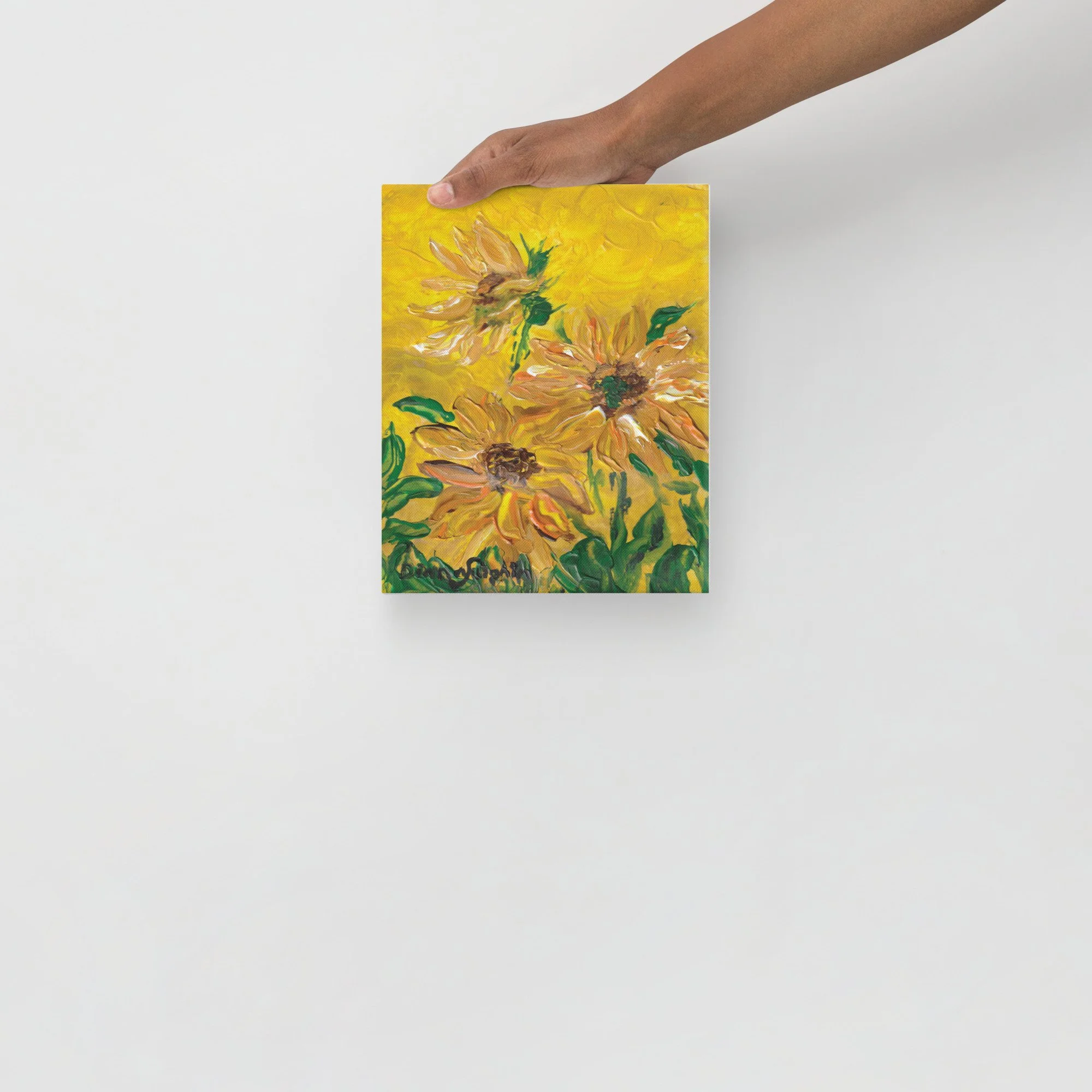 Windblown Sunflower