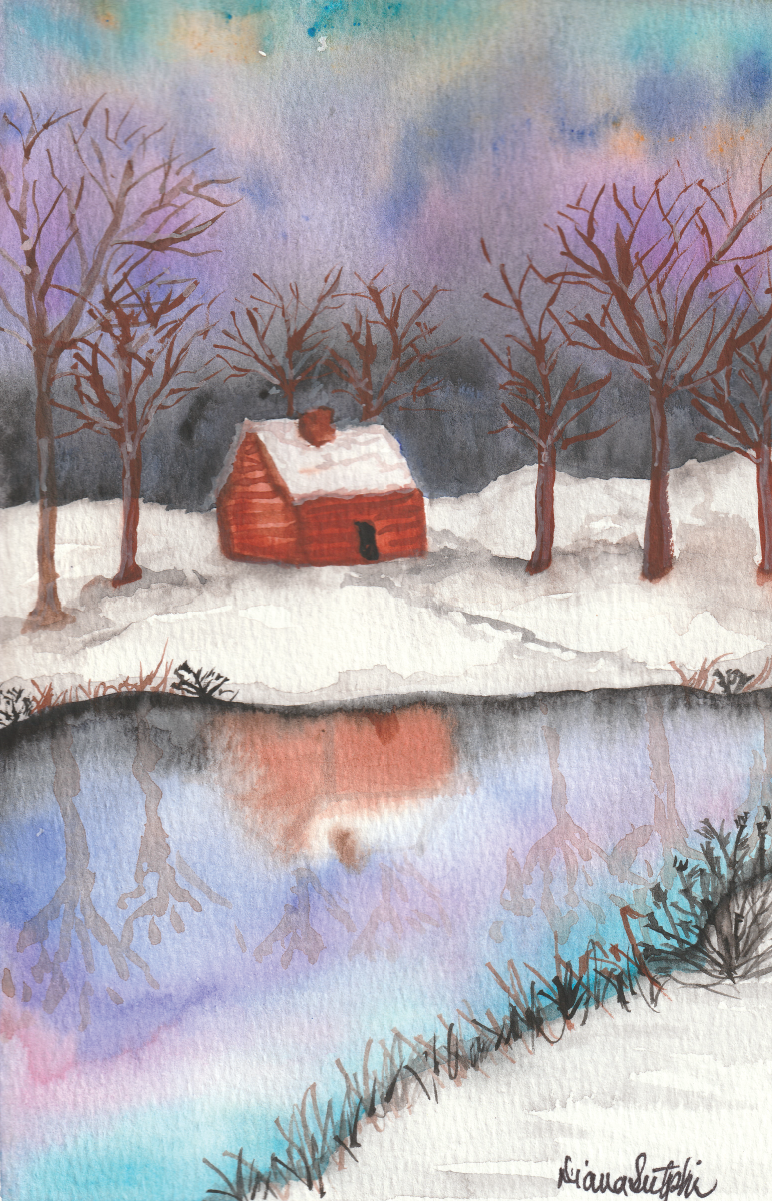 Rainbow Cabin Reflections