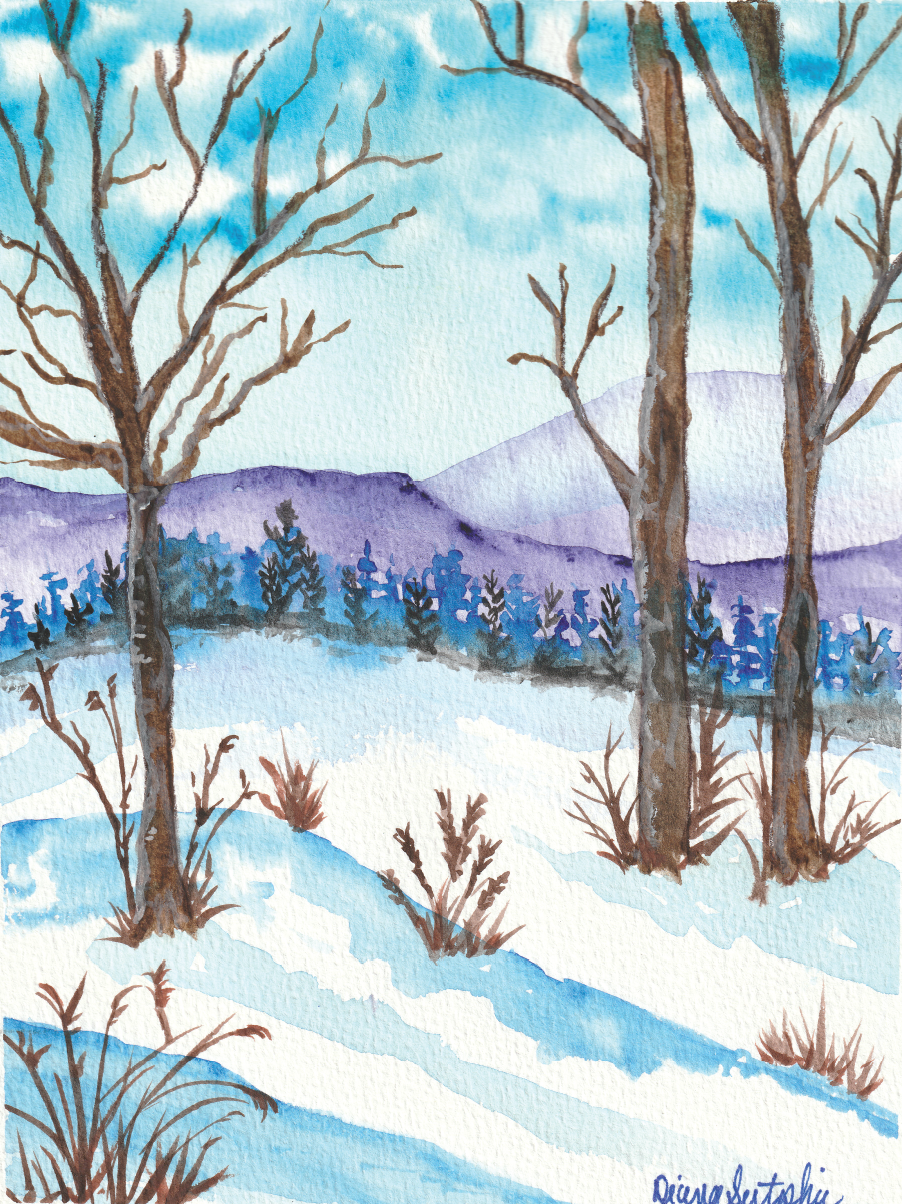 Hazy Blue Morning