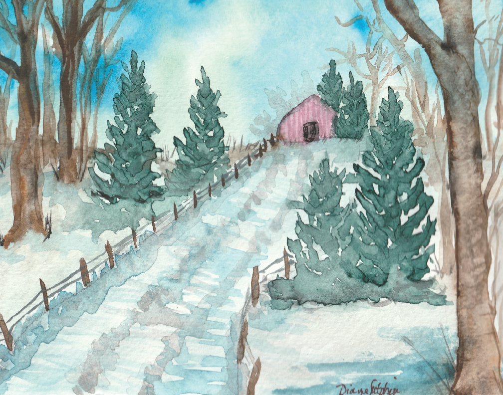 Old Snowy Road Bed