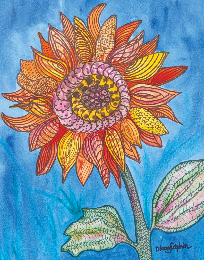 Patchwork Sunflower