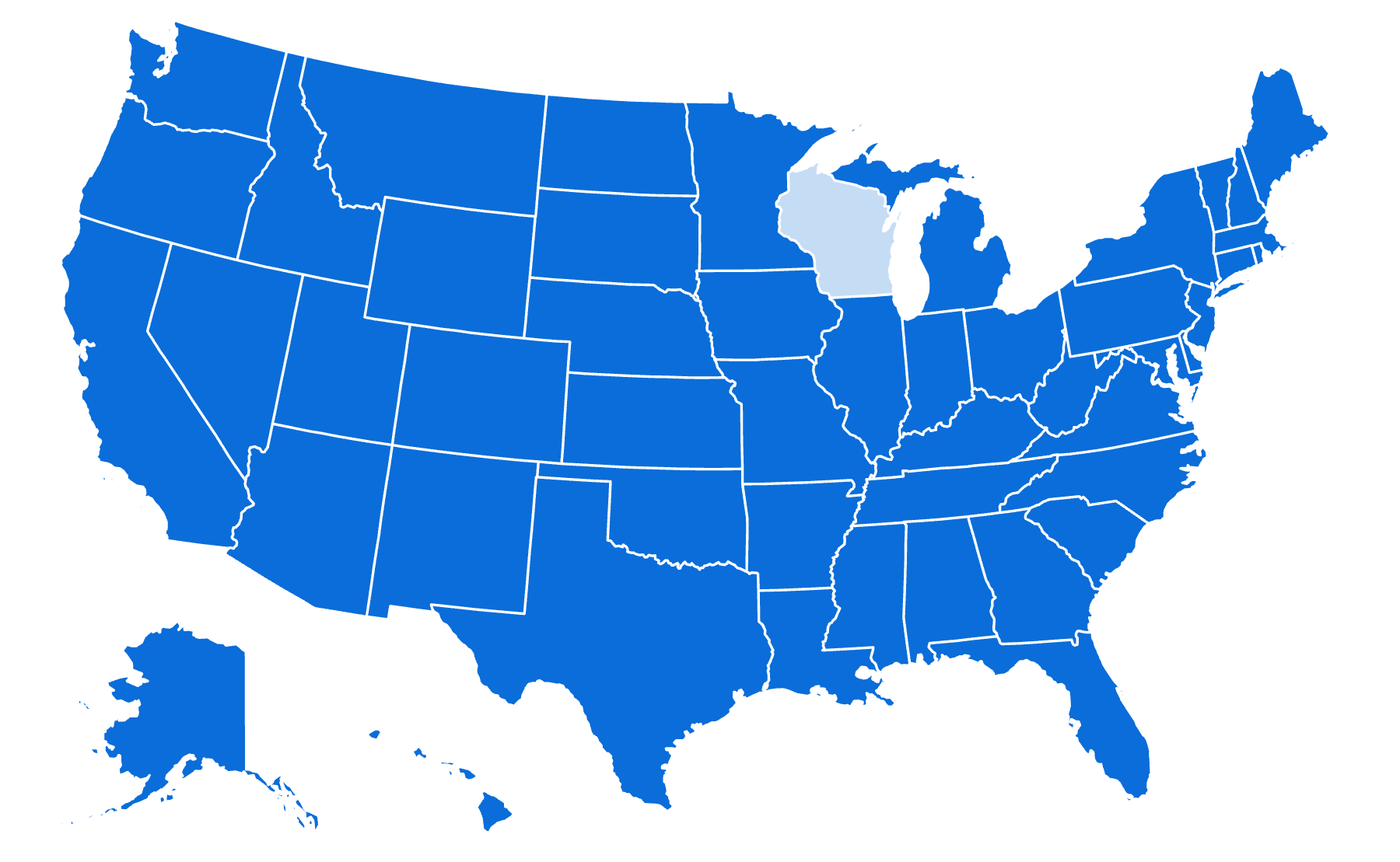 Bold RRG Coverage Map of the U.S.