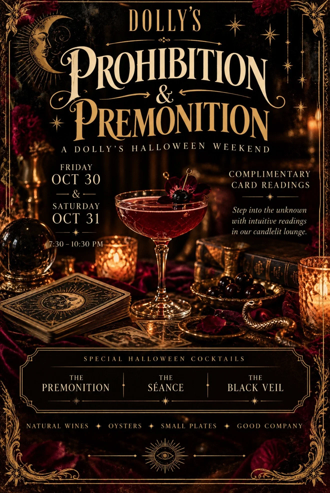 Prohibition & Premonition - A Dolly's Halloween Weekend - Night One