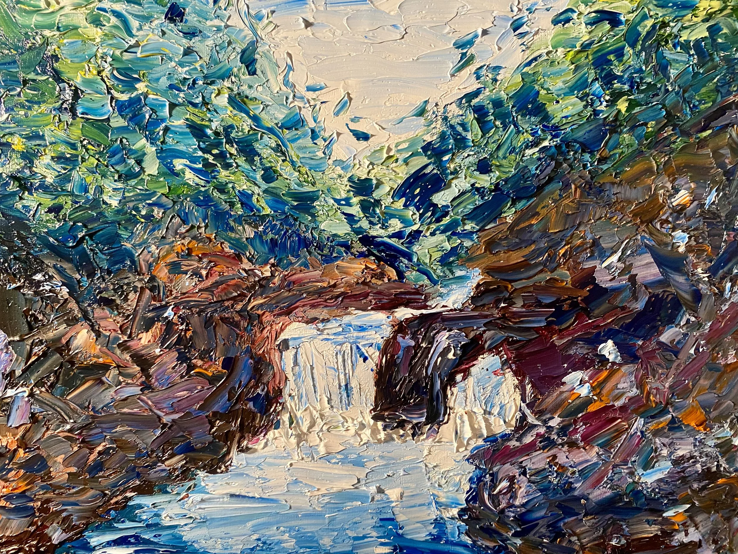 Warren Falls No. 2
Oil on Canvas
Recreations/Commissions: $100-$550
