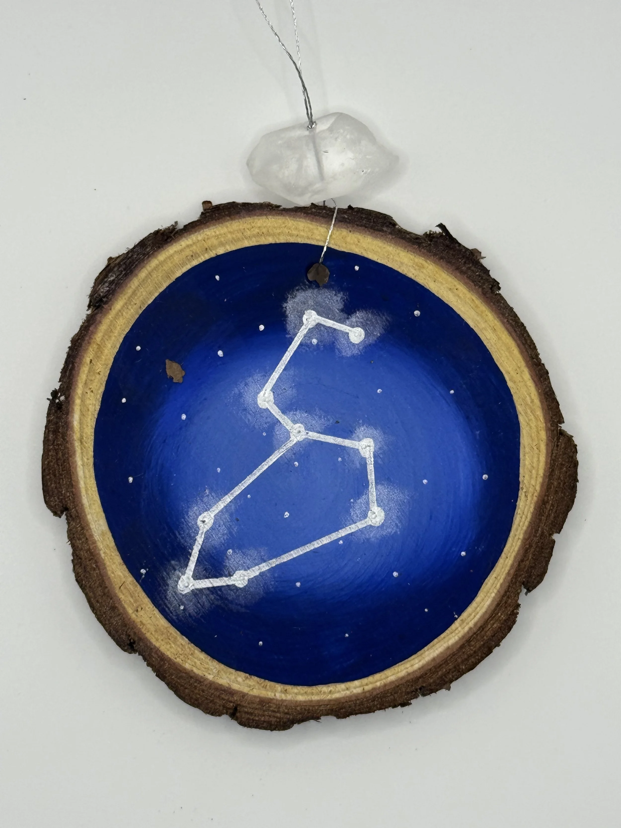 LEO CONSTELLATION / Acrylic Wood Ornament / 3x3" / Commissions+Recreations: $15
