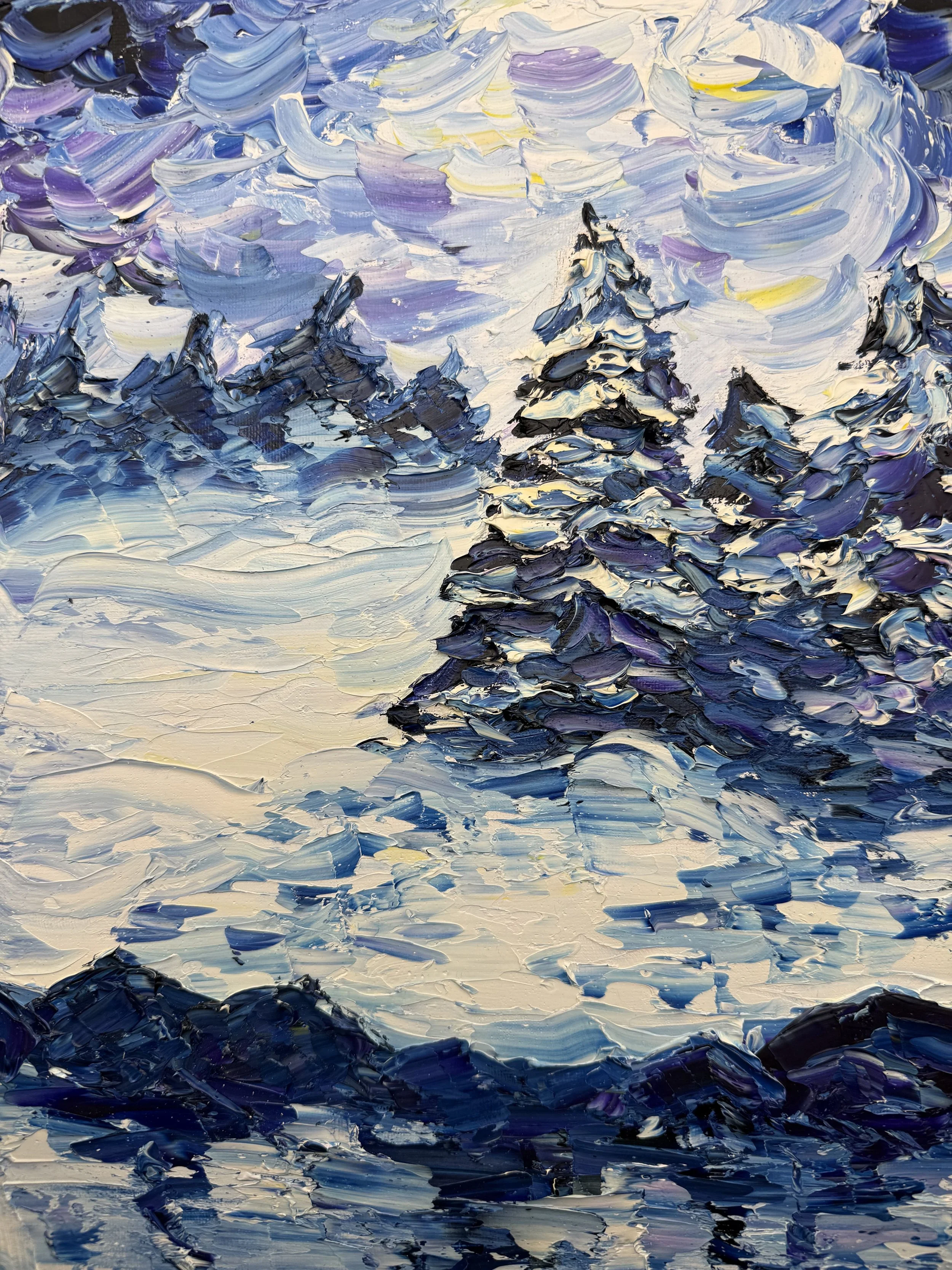 WINTER WOODS / Oil on Canvas